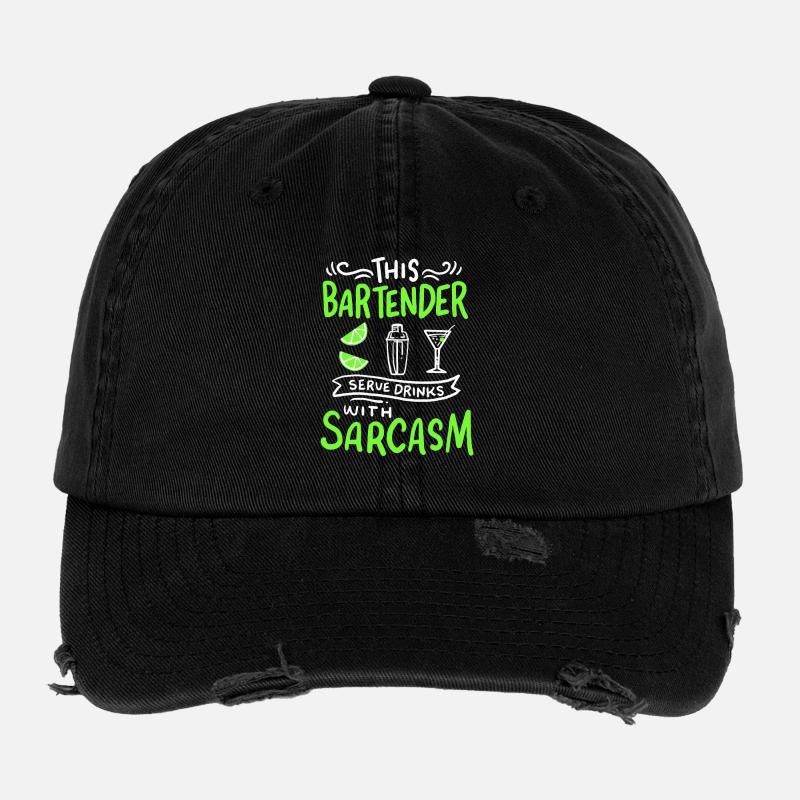 Barman Casquette vintage effet usé Flexfit