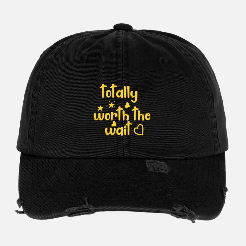 Totally Worth The Wait Flexfit Vintage Destroyed Cap