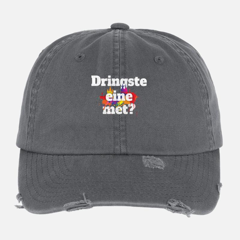 Dringste Eine Met Kölsch Köln Kölner Grundgesetz Flexfit Vintage Destroyed Cap