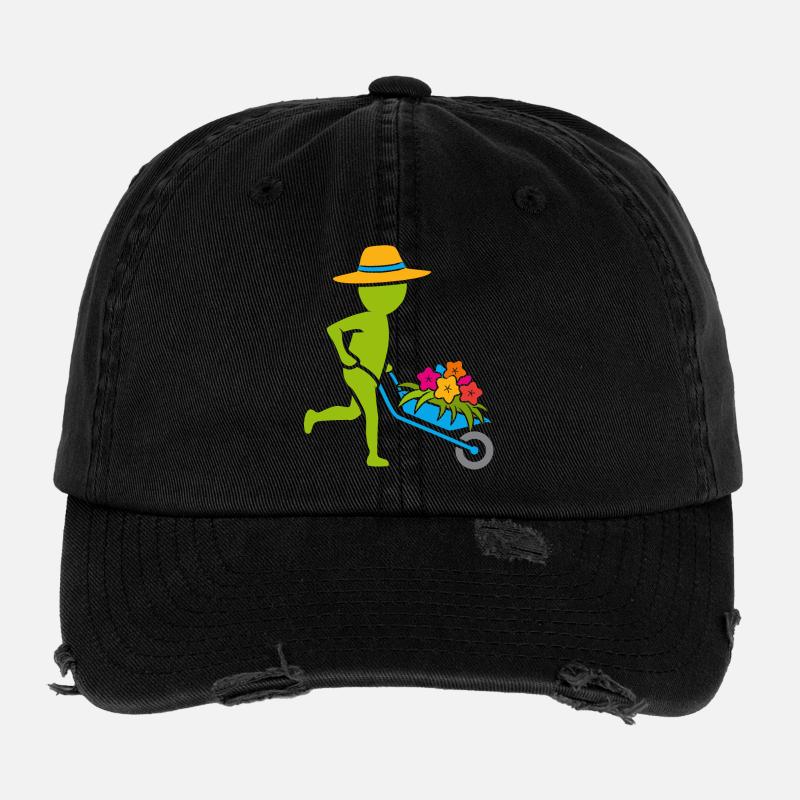 Gärtner / Gärtnerin - bunt Flexfit Vintage Destroyed Cap