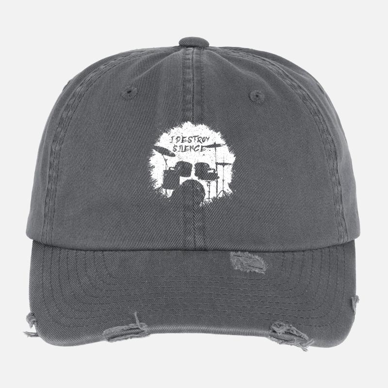 Tambour Batteur Casquette vintage effet usé Flexfit