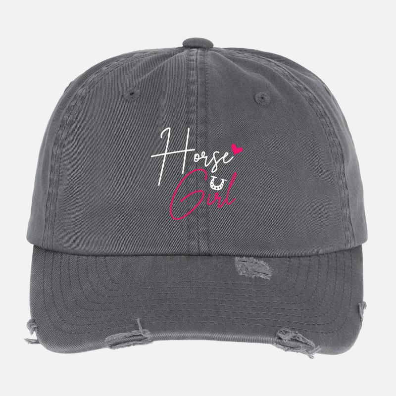 Amateurs de chevaux Casquette vintage effet usé Flexfit