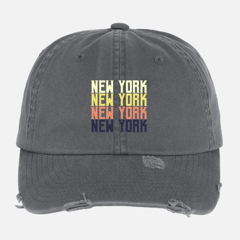 new York Flexfit Vintage Destroyed Cap