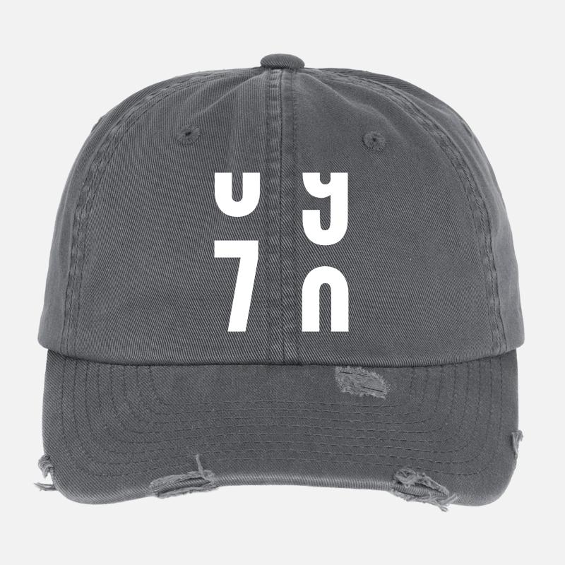70 Jahre alt Flexfit Vintage Destroyed Cap