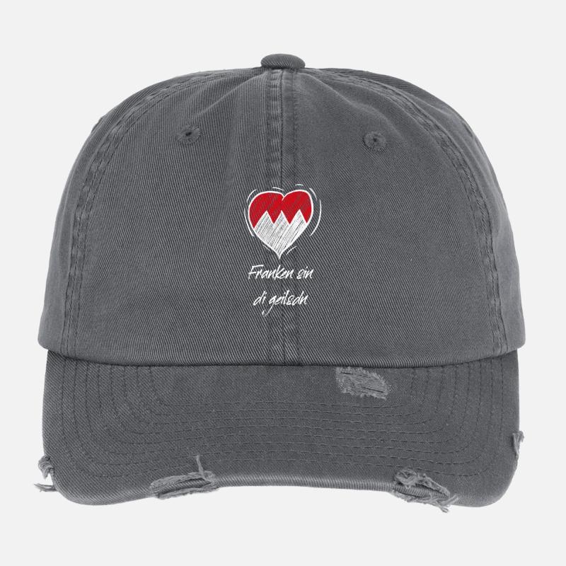 Franken sin di geilsdn - Franken sind die geilste Flexfit Vintage Destroyed Cap