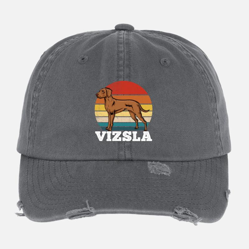 Vizsla Rétro Casquette vintage effet usé Flexfit