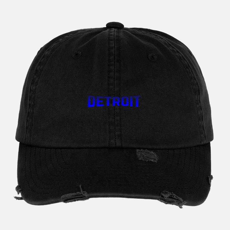 Detroit Flexfit Vintage Destroyed Cap