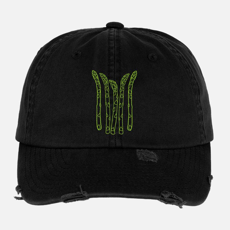 Asperges Spargel Casquette vintage effet usé Flexfit