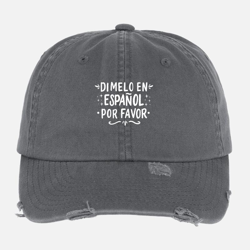 Espagnol Professeur d’espagnol Langue Casquette vintage effet usé Flexfit