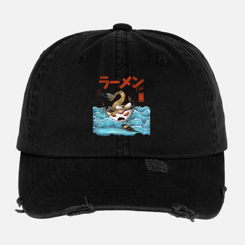 Ramen Casquette vintage effet usé Flexfit