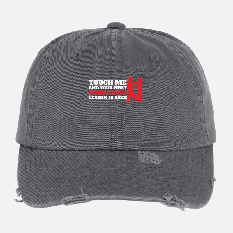 Wing Chun Chinesisch Kampfkunst Flexfit Vintage Destroyed Cap