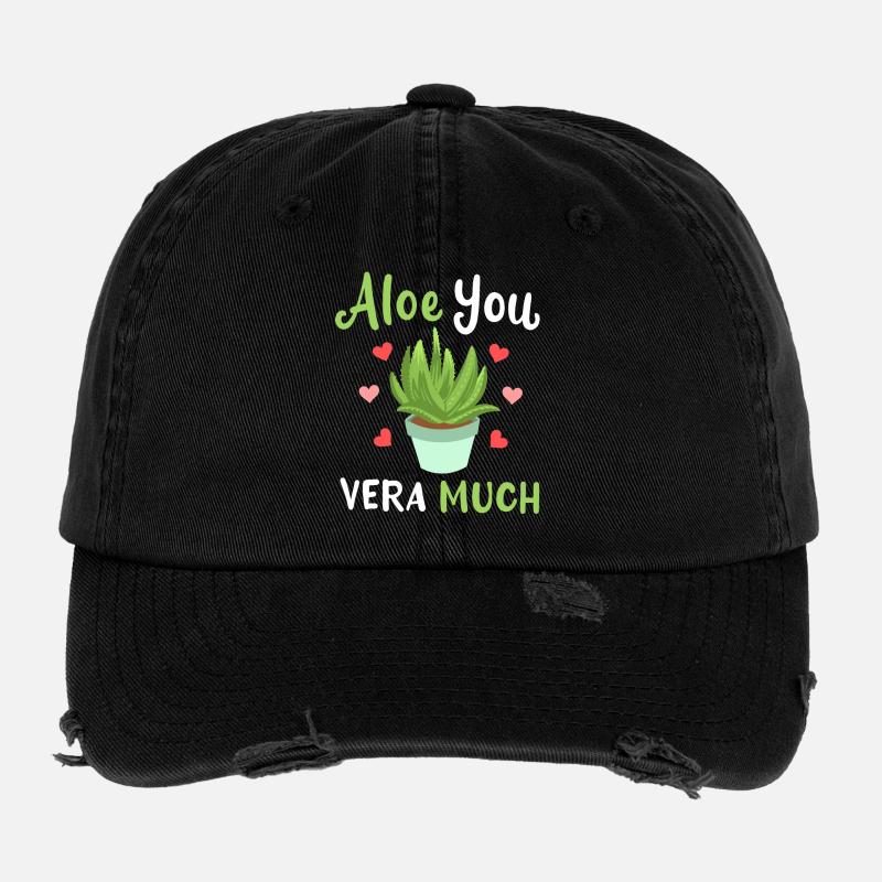Aloe Vera Sukkulente Flexfit Vintage Destroyed Cap