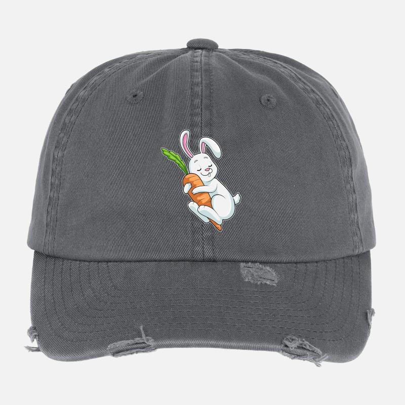 Bunny Carrot Flexfit Vintage Destroyed Cap