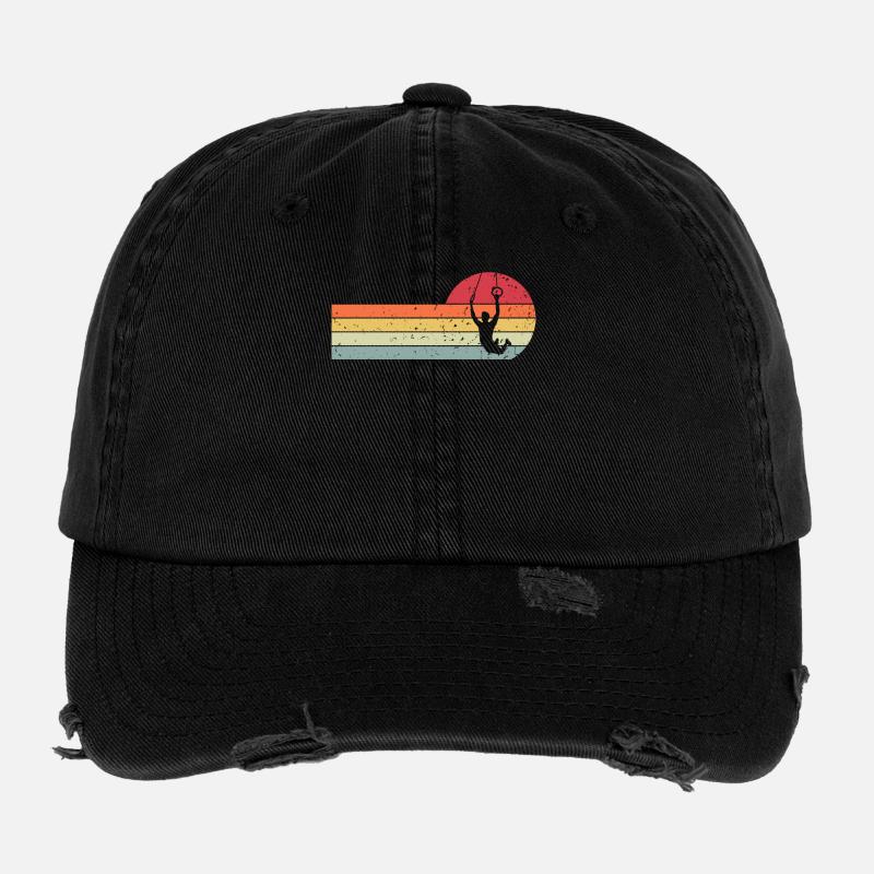 Gymnastics Rings Flexfit Vintage Destroyed Cap