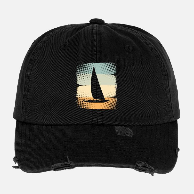 Voilier Casquette vintage effet usé Flexfit