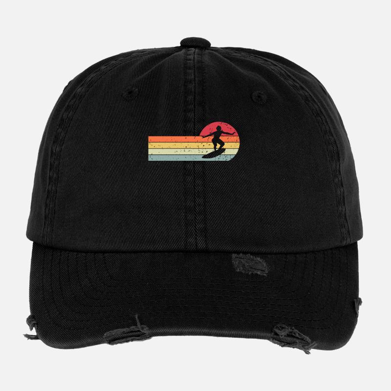 Surfeur Casquette vintage effet usé Flexfit