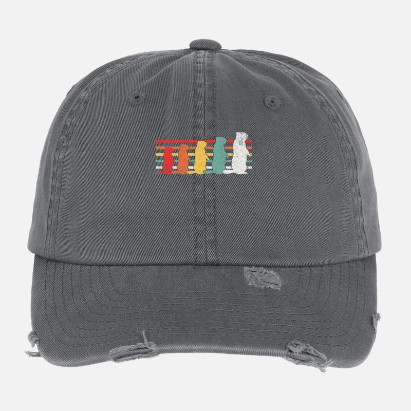 Murmeltier Flexfit Vintage Destroyed Cap