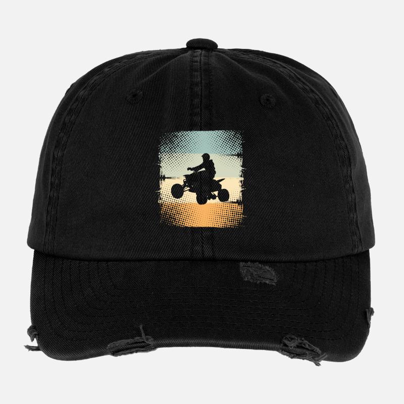 Quad Flexfit Vintage Destroyed Cap