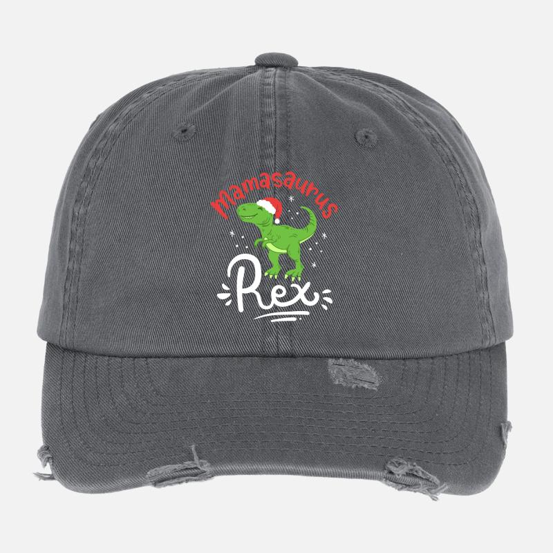 Weihnachten Mama Saurus Flexfit Vintage Destroyed Cap