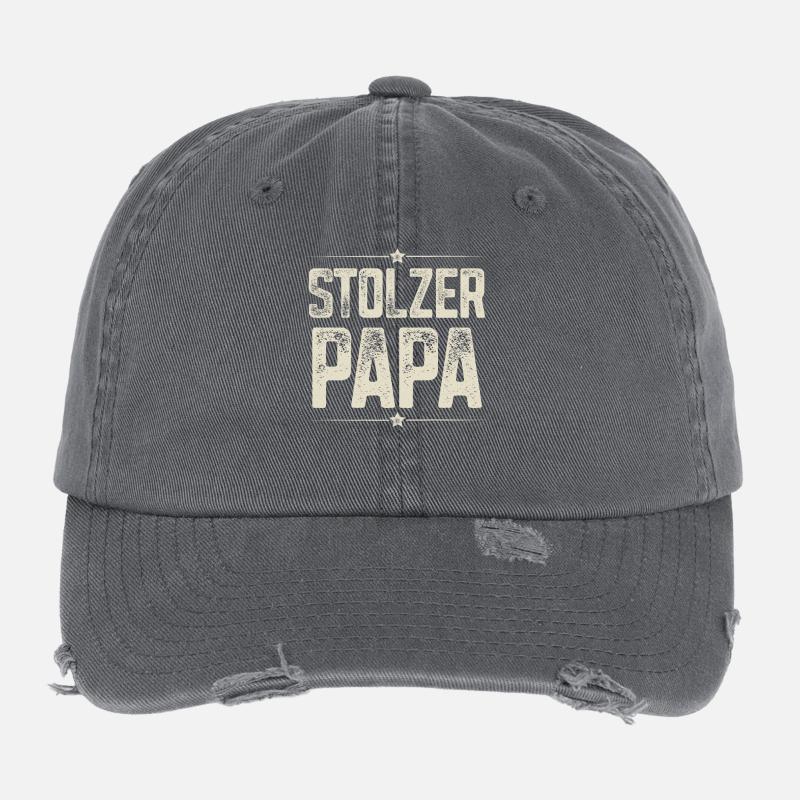 Stolzer Papa Flexfit Vintage Destroyed Cap
