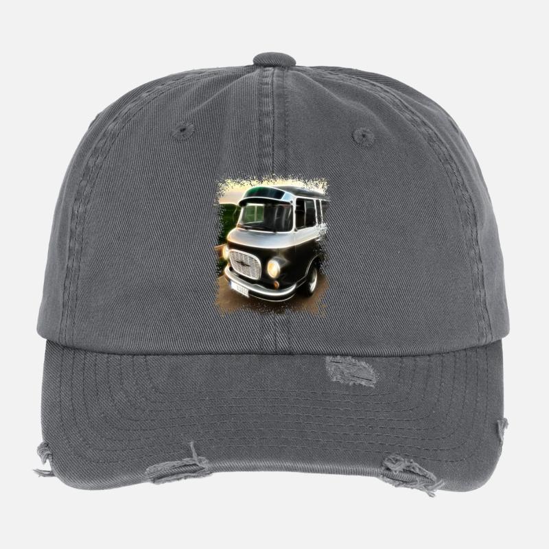 barkas | | rda | de transport Ostalgie Casquette vintage effet usé Flexfit