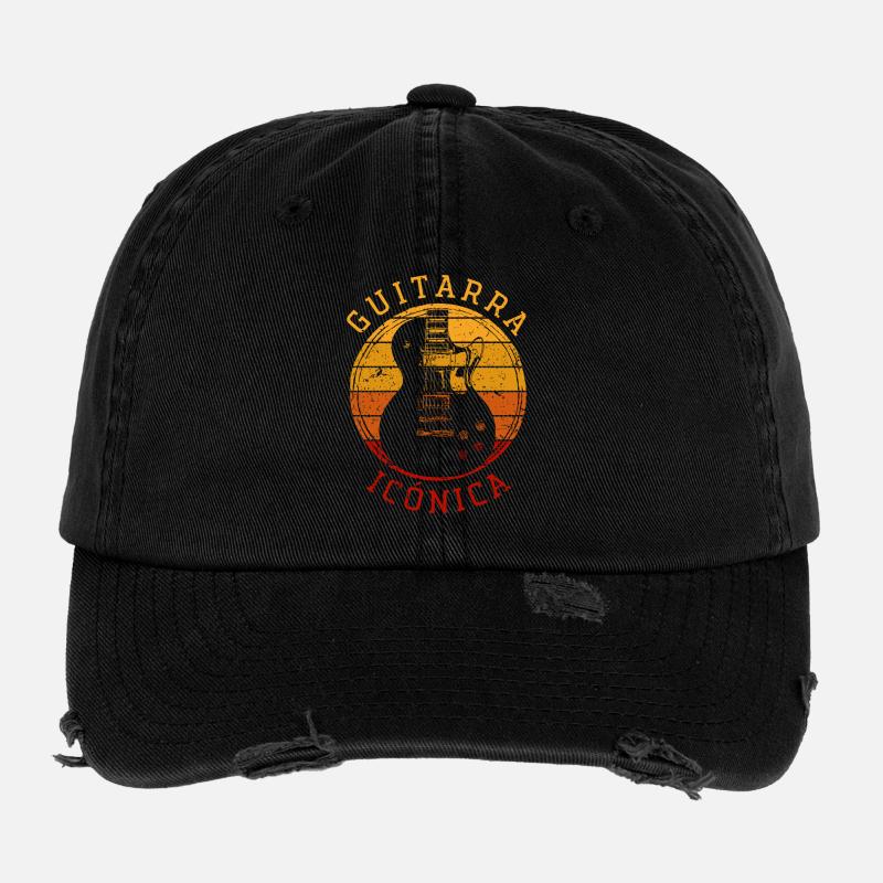 Guitarra Iconica Casquette vintage effet usé Flexfit
