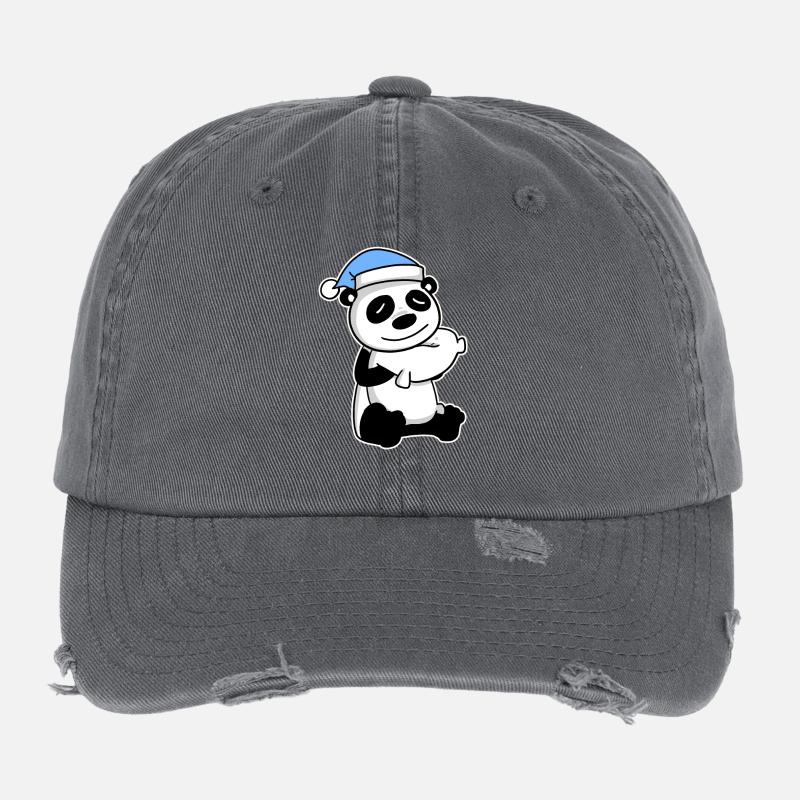 Panda Bébé Casquette vintage effet usé Flexfit