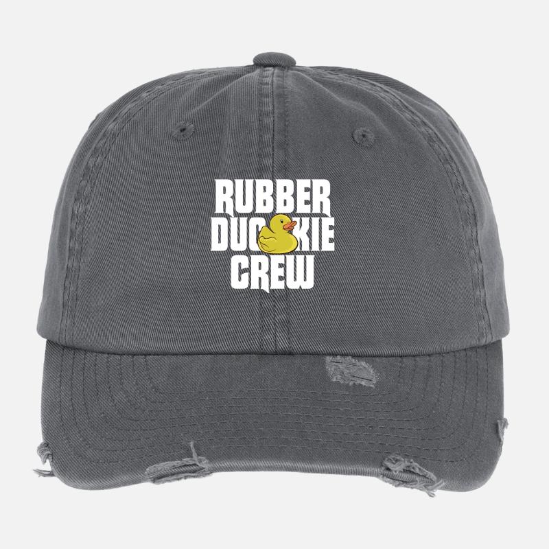 Rubber Duck Rubber Duckie Crew Flexfit Vintage Destroyed Cap