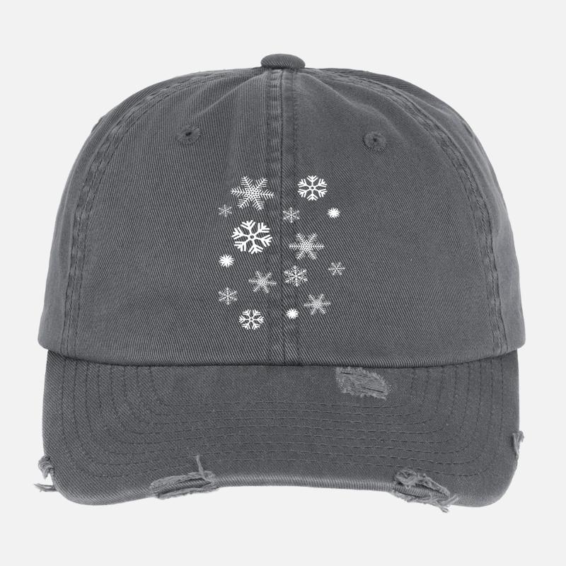 Schneeflocken Flexfit Vintage Destroyed Cap