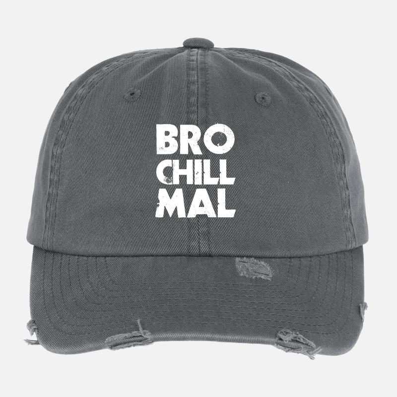 Bro Chill Mal Flexfit Vintage Destroyed Cap