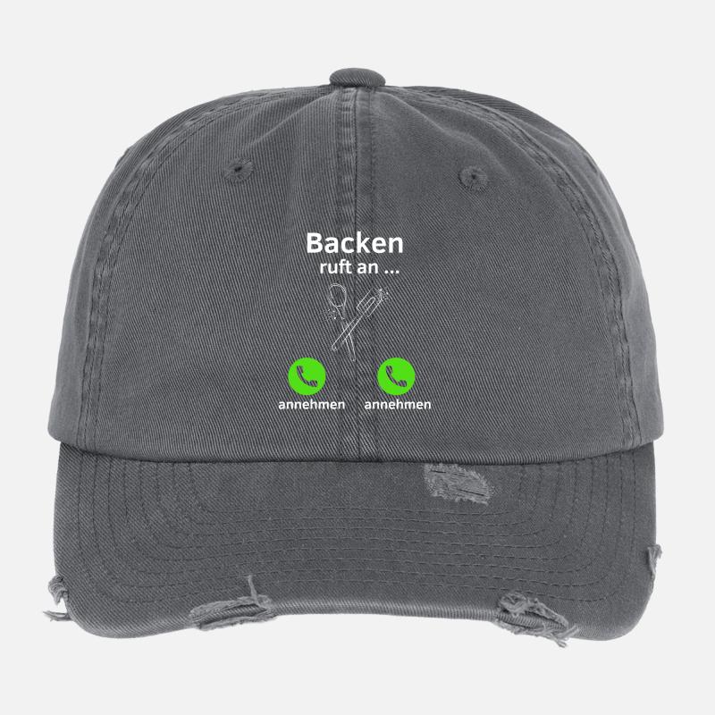 Backen ruft an - annehmen oder annehmen? Flexfit Vintage Destroyed Cap
