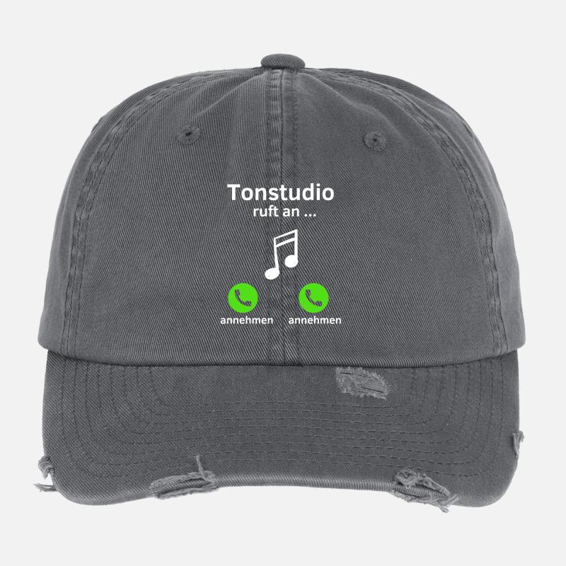 Tonstudio ruft an - annehmen oder annehmen? Flexfit Vintage Destroyed Cap