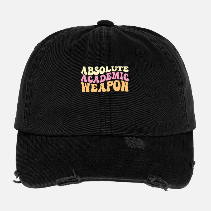 Studenten Absolute Academic Weapon Flexfit Vintage Destroyed Cap
