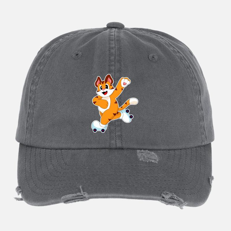 Patins à roulettes Tiger Casquette vintage effet usé Flexfit
