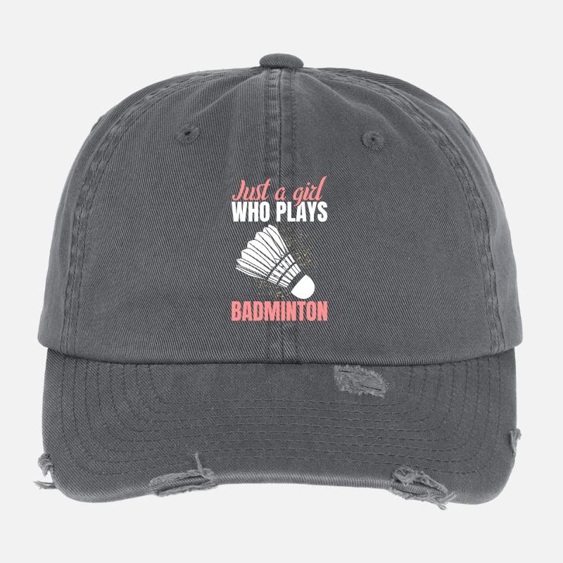 Badminton filles Casquette vintage effet usé Flexfit