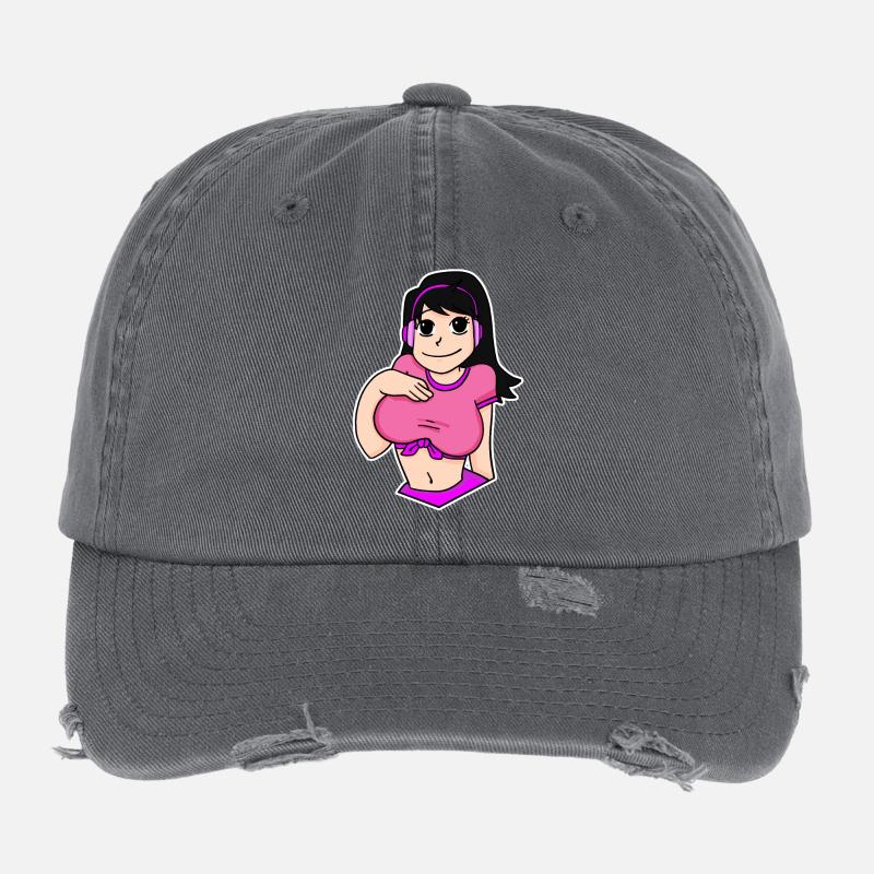 Anime Flexfit Vintage Destroyed Cap