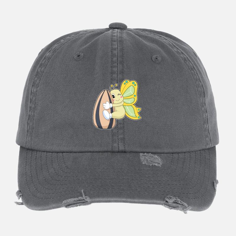 Graines de papillon Casquette vintage effet usé Flexfit
