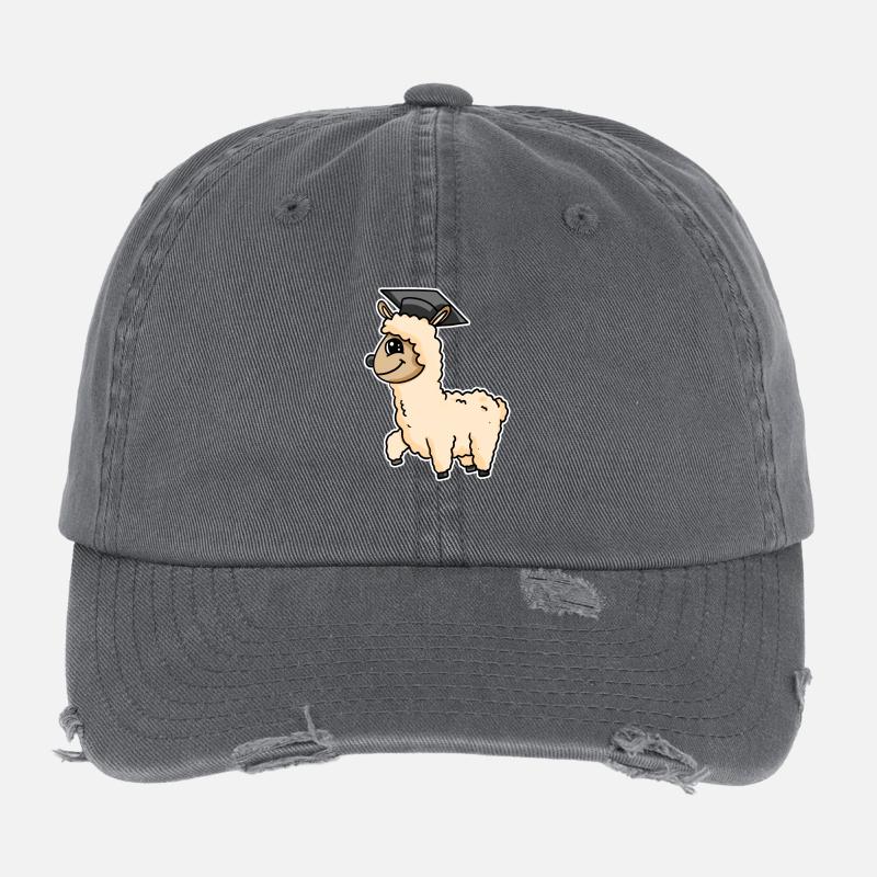 Master Degree Alpaca Flexfit Vintage Destroyed Cap