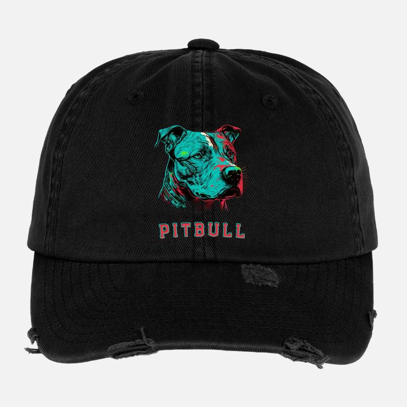 Pitbull Flexfit Vintage Destroyed Cap
