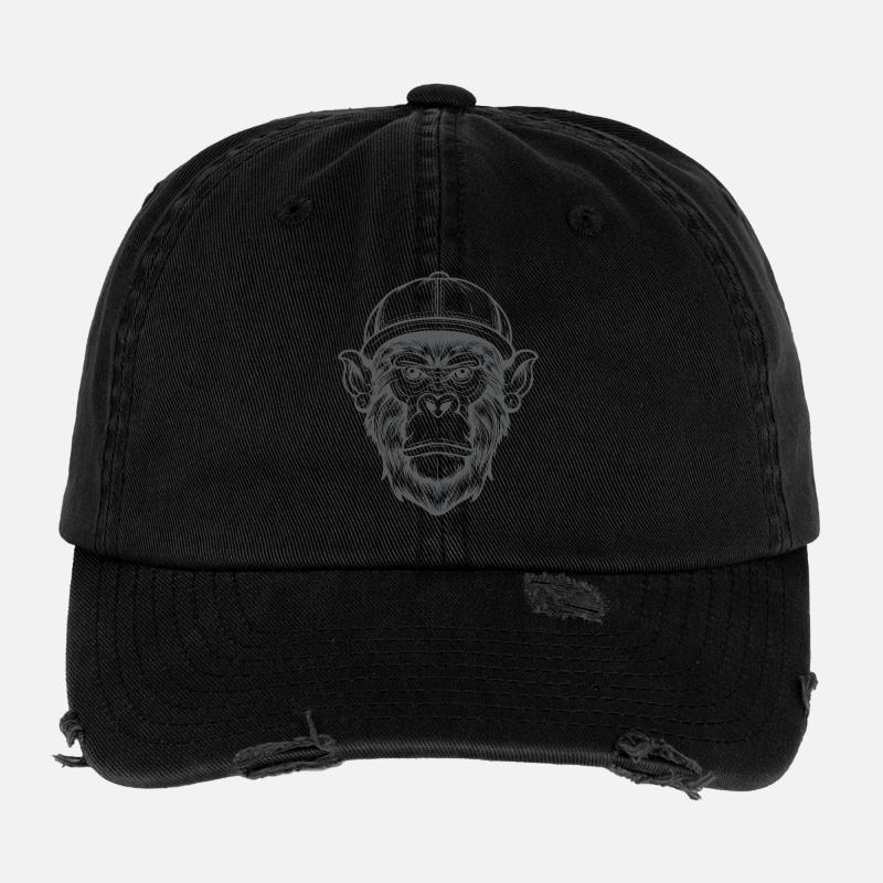 Funky Monkey Flexfit Vintage Destroyed Cap