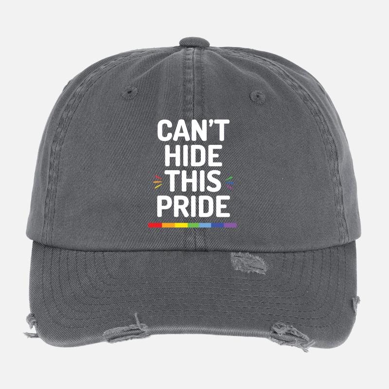 Pride Month - Can't Hide This Pride Flexfit Vintage Destroyed Cap