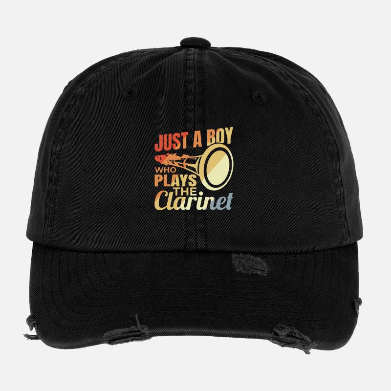 Young clarinet player Flexfit Vintage Destroyed Cap