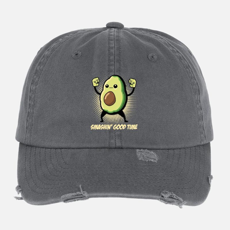 L’avocat montre ses muscles Casquette vintage effet usé Flexfit