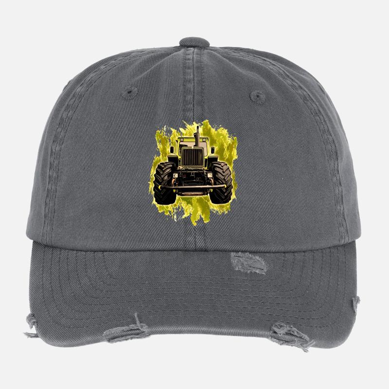 MB trac Front Flexfit Vintage Destroyed Cap