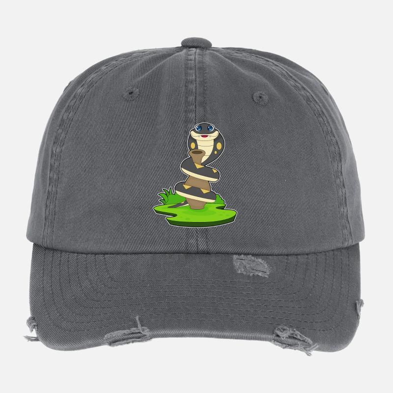 Cruche à serpent Casquette vintage effet usé Flexfit