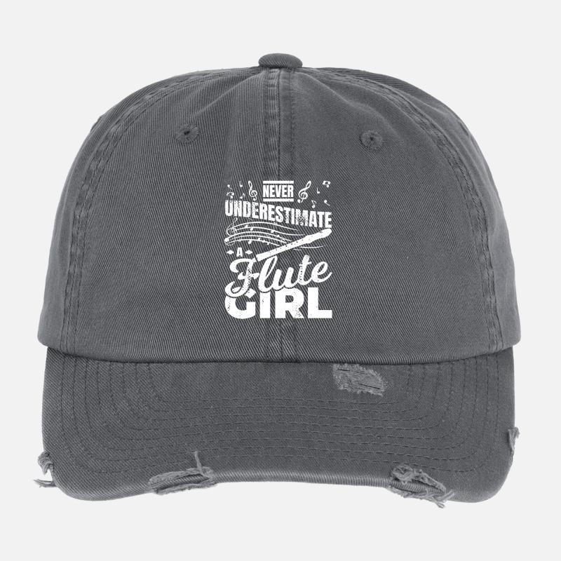 Little flutist Flexfit Vintage Destroyed Cap