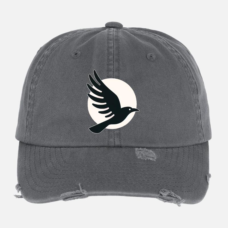 Rabe Mond Flug Flexfit Vintage Destroyed Cap