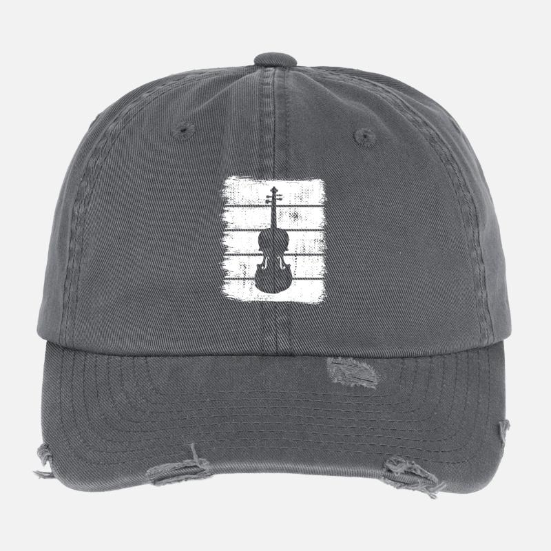 Violin Flexfit Vintage Destroyed Cap