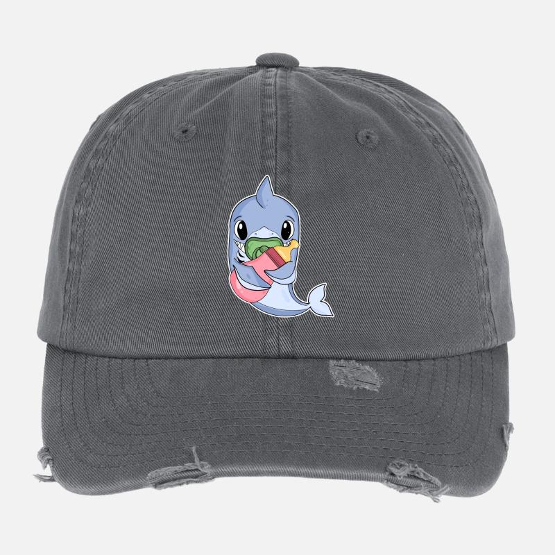 Baby Dolphin Flexfit Vintage Destroyed Cap