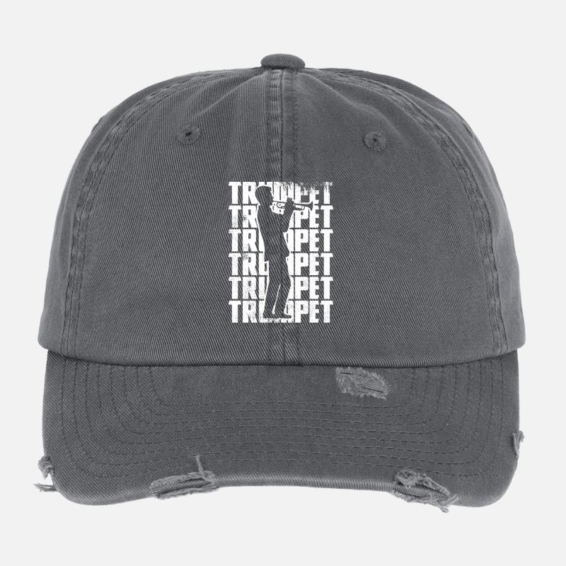 Lustige Trompete Flexfit Vintage Destroyed Cap